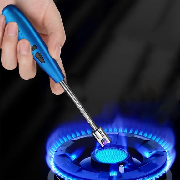 100Fens Candle Lighters,Usb Rechargeable Lighter Windproof Long Lighter Camping Lighter Grill Lighter For Party
