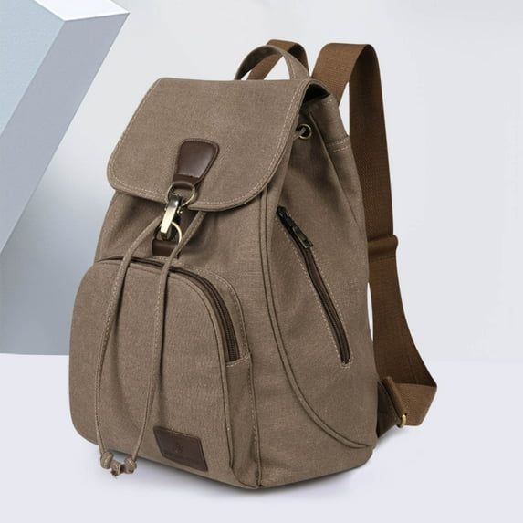 100Fens Canvas Fashion Backpacks Purse Casual Outdoor Shopping Daypacks Sports Rucksack Hiking Travel Multipurpose Bag