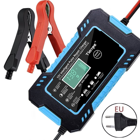 100Fens Car Battery Charger, 12V/6A Smart Automatic Battery Charger Automotive for Car