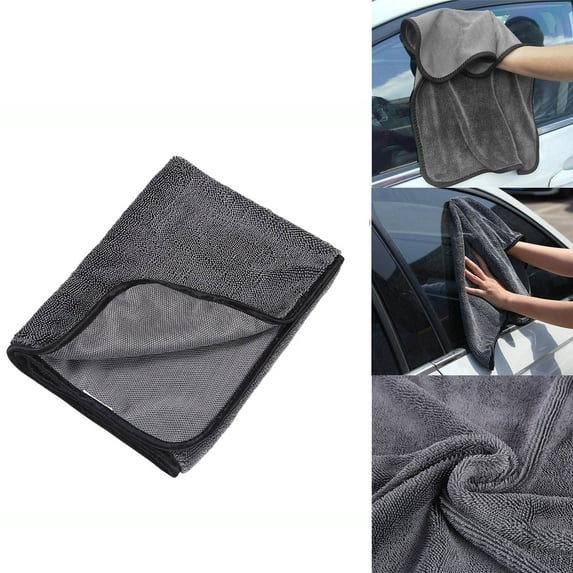 100Fens Car Cleaning Velvet Car Wash Towel for Car and Motorcycle Care 50X60cm