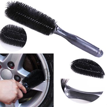 Car Detailing Brush Set For Tires, Rims & Interior - Polishing Pad & Scrubber