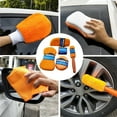 thumbnail image 1 of 100Fens Car Wash 9-piece Set Car Beauty And Cleaning Tools Gloves Car Towel Cloth Waxing Sponge Block Wheel Hub Brush, 1 of 9