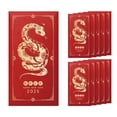 thumbnail image 1 of 100Fens Chinese New Year Red Envelopes 2025 Snake Red Packet Money Envelope Gifts Hong Bao For Spring Festival Wedding Birthday With 5 Designs - 10pcs, 1 of 6