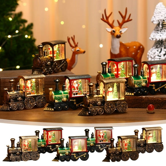 100Fens Christmas Lantern Snow Globe with Santa Projector and Music Vintage Christmas Water Glittering Snowing Globe Night Light, Snowglobe Decoration Ornaments Gifts