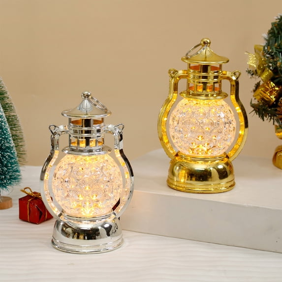 100Fens Creative Retro Small Oil Lamp Small Horse Lamp Holiday Decorations Small Night Lamp Table Desktop Atmospheres Decor