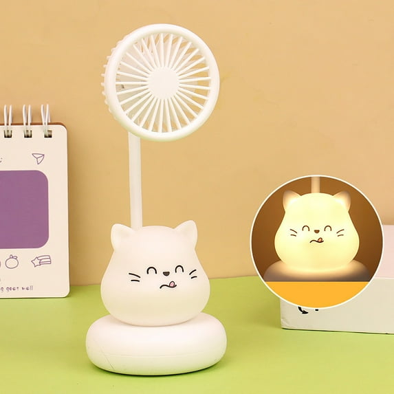 100Fens Cute Pet Light Fan Desktop Charging Mini Small Fan Children'S Day Gift
