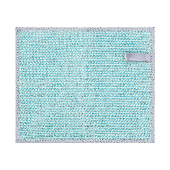 100Fens Double-sided Steel Dishcloth Kitchen Brush Pots and Pans Non-stick Non-silk Metal Cleaning Cloth Imitation Rags