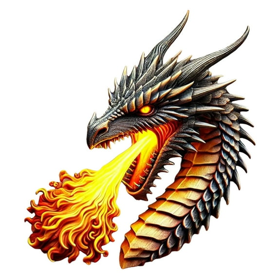 100Fens Dragon Breath Keychain Key Chain Key Chain