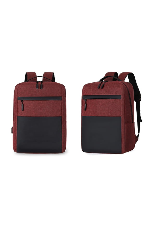 Fashion Three-Piece Backpack Backpack Male Business Usb Charging Laptop Bag High-Capacity Students Bag