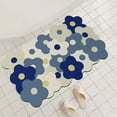 thumbnail image 1 of 100Fens Flower Print Absorbent Bathroom Bath Mat Shower Rug Quick Drying Bath Mats Kitchen Entrance Doormats Home Floormat Bathtub Carpet, 1 of 8