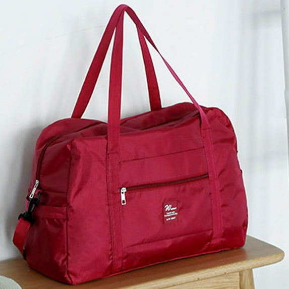 100Fens Foldable Travel Duffel Bag Tote Carry On Luggage Sport Travel Duffle Weekender Overnight For Women Girls