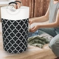 thumbnail image 1 of 100Fens Folding Dirty Cloth Basket Bathroom Large Capacity Fabric Changing And Washing Cloth Storage Bucket Lantern Printing Dirty Cloth Basket, 1 of 6