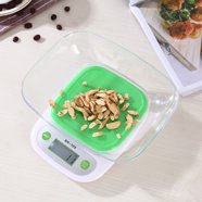 Digital Kitchen Scale - 2000g X 0.1g Precision, Silver, Battery Powered, Compact Design