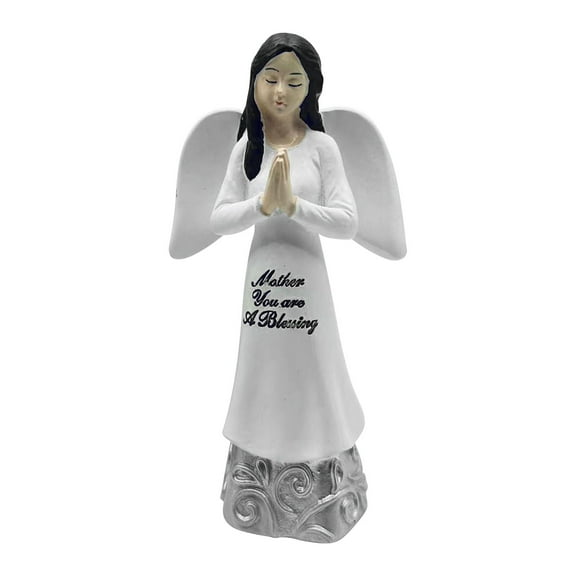 100Fens Friendship Gifts Angel Statues Tree Sisters By Heart Sculpted Ornaments Hand-Painted Figure Memorial Friendship Sister Friend Collectible Figurine