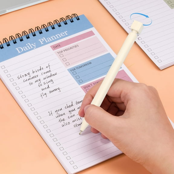 100Fens Funny Rollerball Pens, 10Pcs 20ml Interesting Writing Pen Black Gel Ink Pens Cute Answers Questions Choose ABCD Rotation Decompression for Gift Friends Classroom
