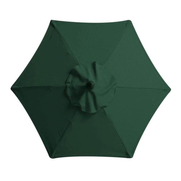 100Fens Garden Umbrella Outdoor Stall Umbrella Beach Sun Umbrella Replacement Cloth 106 Inch Diameter 6 Skeleton
