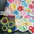 thumbnail image 1 of 100Fens Gorgeous Hexagons Quilt Sewing Template, 1 of 5