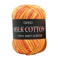 thumbnail image 1 of 100Fens Gradient Colour Hand Knitting 50g Knitting Crochet Milk Soft Baby Wool Yarn for Sweater Scarf Dolls, 1 of 1