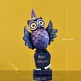100Fens Halloween Decorations Garden Decor Owl Statues Fall Decorations