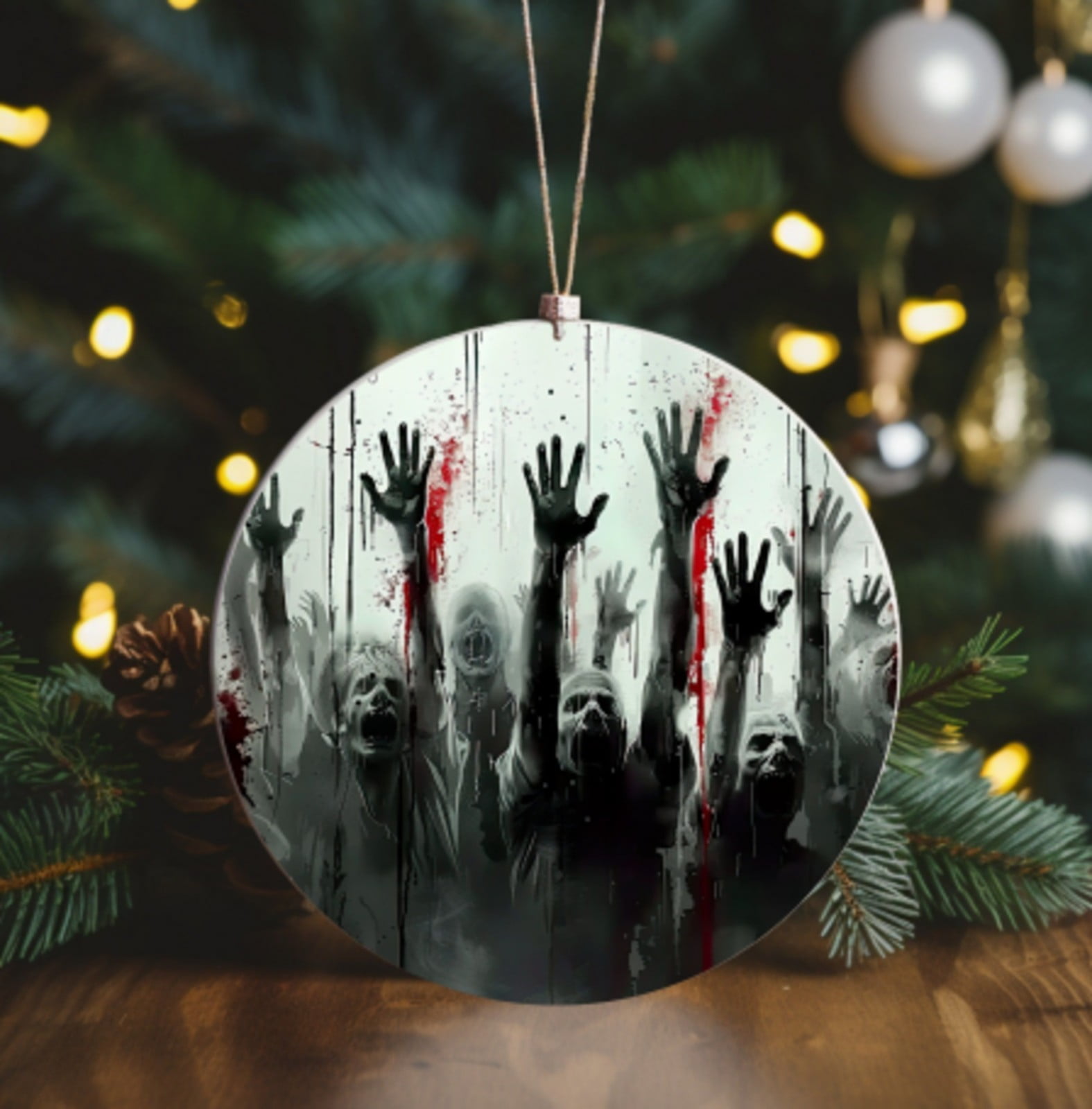 100Fens Halloween Door Decorations Halloween Slogan Door Sign Wooden