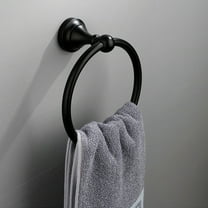 100Fens Hand Towel Ring Round Bath Towel 304 Stainless Steel Wall Mount Towel For Kitchen Bathroom