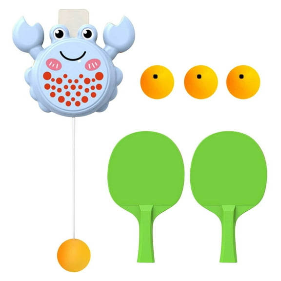 100Fens Hanging Table Tennis Trainer Portable Set, Door Game for Kids with Racket and Balls, Adjustable Hanging Table Tennis Trainer