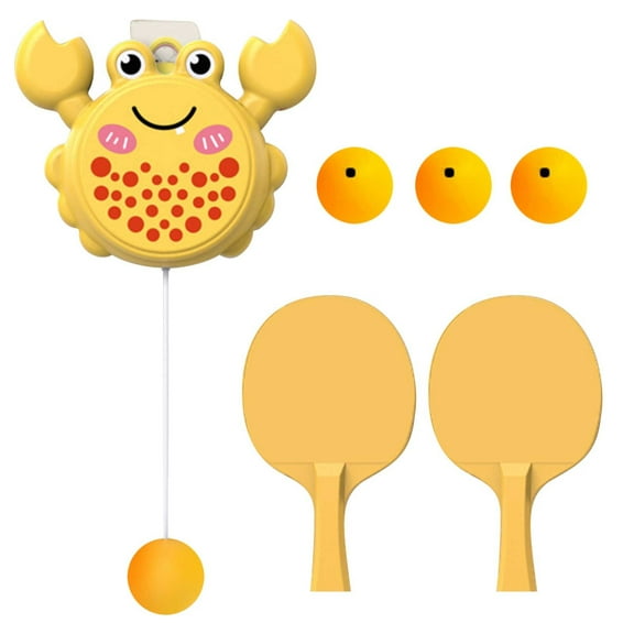 100Fens Hanging Table Tennis Trainer Portable Set, Door Game for Kids with Racket and Balls, Adjustable Hanging Table Tennis Trainer