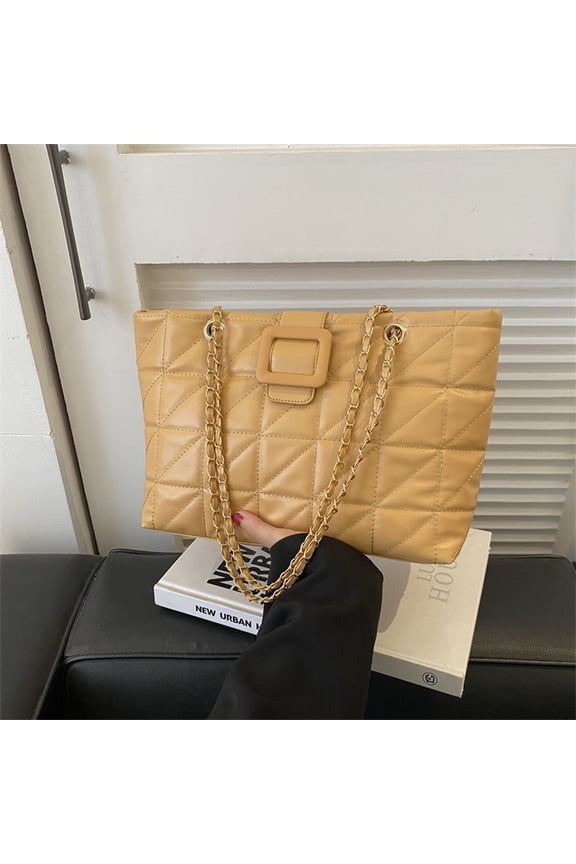 High End Fashion Foolproof Underarm Bag Diamond Chain Bag Commuters Shoulder Bag Large Capacity Bag
