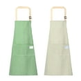 thumbnail image 1 of 100Fens Home Kitchen Cotton Linen Anti Fouling apron, Cute Simple Sleeveless Cover, Dirt Resistant Work Apron for Cooking, 1 of 7