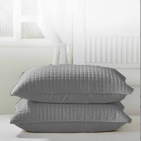 100Fens Hotel Pillows Case - Queen Pillows Cover Luxury Bed Pillows for Sleeping Decoration Strip Breathable Cover Soft & Supportive Pillows for Side, Back or Stomach Sleepers