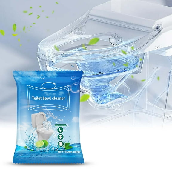 100Fens Household Powerful Stain Remover Toilet Cleaner Stubborn Stains Limescale Foam Cleaning Powder 25g