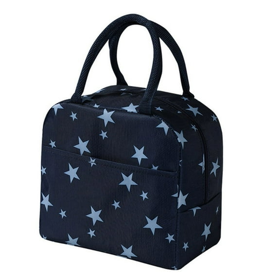 100Fens Insulated Picnic Carry Case Thermal Portable Cold Lunch Bag Bento Bag