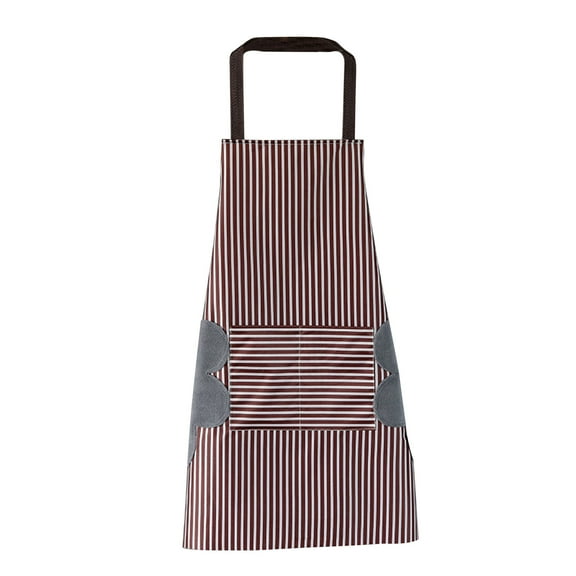 100Fens Kitchen Cooking Aprons, Adjustable Bib Soft Chef Apron with Large Pocket for Men Women Universal