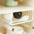 thumbnail image 1 of 100Fens Kitchen Storage Bin Under Shelf Wire Rack Cabinet Basket Organizer Stand, 1 of 3