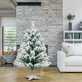thumbnail image 1 of 100Fens LED Christmas Tree Hinged Spruce Artificial Holiday Christmas Tree For Home Office And Xmas Party Decoration, 1 of 5