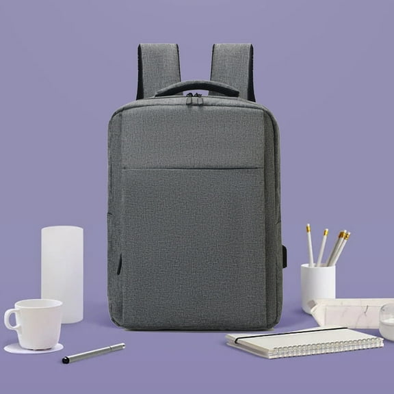 100Fens Laptop Backpack 15.3 Inch, Business Slim Laptop Travel Backpack With Usb Charging Port, Laptop Bag College Students for Men and Women