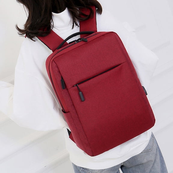 100Fens Laptop Backpacks, Anti Theft Backpack, Business Work Backpack for Men Women, Waterproof Backpack fits 15.6Inch Laptop Notebook With USB Charging Port