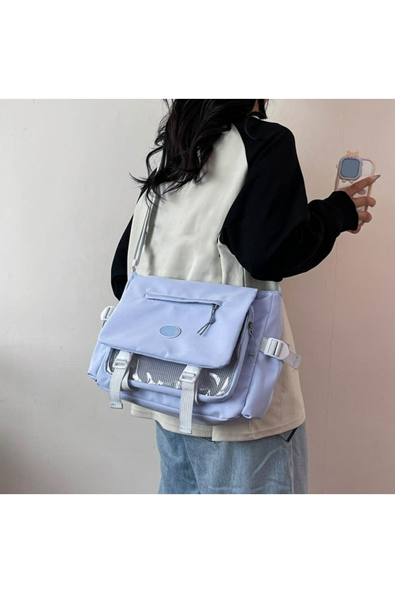 Large Capacity Class Messenger Bag Simply and Versatile Shoulder Messenger Bag