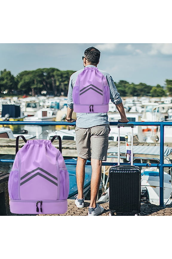 Large Capacity Outdoor Fitness Workout Water Proof Backpack Wholesale Drawstring Leisure Fashion Shoulder Bag