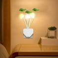 thumbnail image 1 of 100Fens Light Control Leaf Light LED Color Changing Night Light US Plug, 1 of 4
