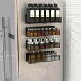 thumbnail image 1 of 100Fens Magnetic Spice Storage Rack Organizer For Refrigerator And Oven,Black Fridge Organizers And Storage, 1 of 6