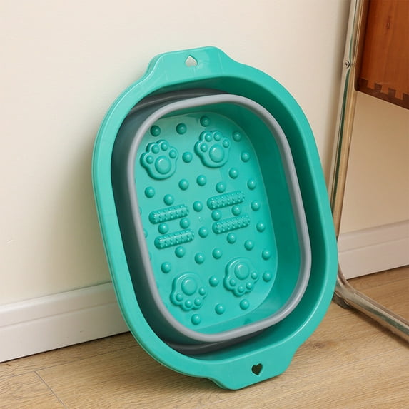 100Fens Massage Foot Bath Bucket Foldable Large Household Simples Foot Bath Bucket Portable Footbath Retractable