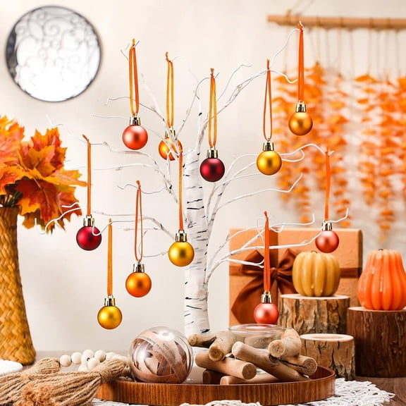 100Fens Matte Christmas Ball Christmas Tree Ornaments Holiday Party Decorations all-Purpose Christmas Balls