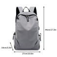 thumbnail image 1 of 100Fens Men Backpack 17.3 In Usb Charging Laptop Computer Bag Casual Business, 1 of 2