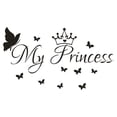 thumbnail image 1 of 100Fens My Princess Removable Art Vinyl Mural Home Room Decor Wall Stickers, 1 of 3