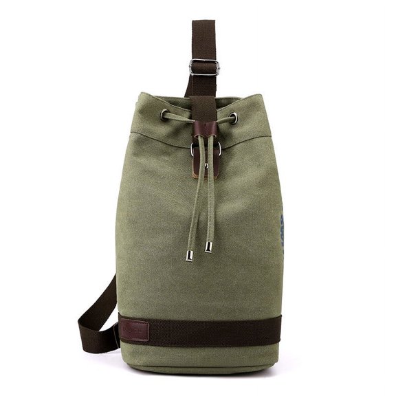 100Fens New Canvas Chest Bag Men'S One Shoulder Chest Bag Chest Bag Small Backpack Large Capacity Backpack Handbag