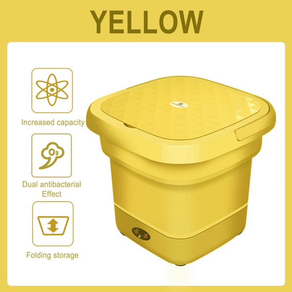 100Fens New Folding Washing Mini Washing Machine Cleaning Machine Household Small Folding Washing Machine