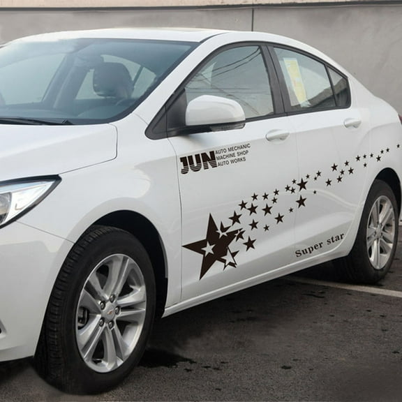 100Fens New Racing Car Stickers Auto Sport Styling Vinyl Car Body Sticker Decal