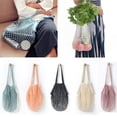 thumbnail image 1 of 100Fens Newly Durable Fruit String Grocery Shopper Cotton Tote Mesh Woven Net Shoulder Bag, 1 of 4