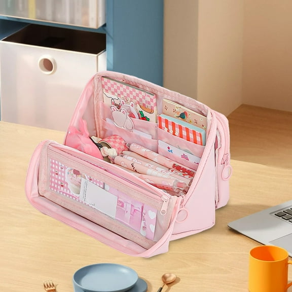 100Fens Nine-layer Large-capacity Pencil Case Stationery Box Concise Multifunctional Pencil Case for Office Study Daily Use